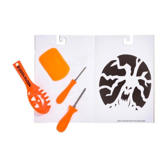 Fun World Ultimate Pumpkin Carving Kit Includes 6 Pop-out Stencils - Picture 2 of 2